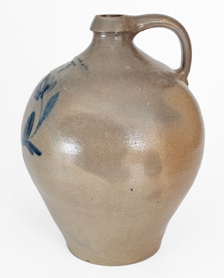 3 Gal. J. F. BRAYTON & CO. / UTICA, New York Stoneware Jug