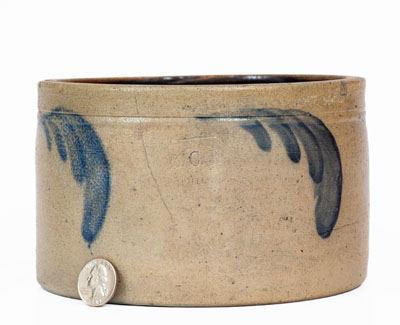 R.C.R / PHILA (Richard C. Remmey) Stoneware Butter Crock