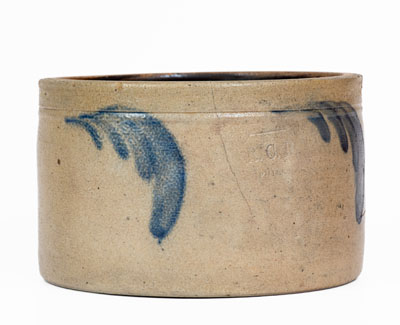 R.C.R / PHILA (Richard C. Remmey) Stoneware Butter Crock