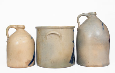 Lot of Three: Northeastern U.S. Stoneware