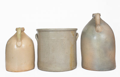 Lot of Three: Northeastern U.S. Stoneware