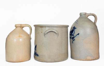 Lot of Three: Northeastern U.S. Stoneware