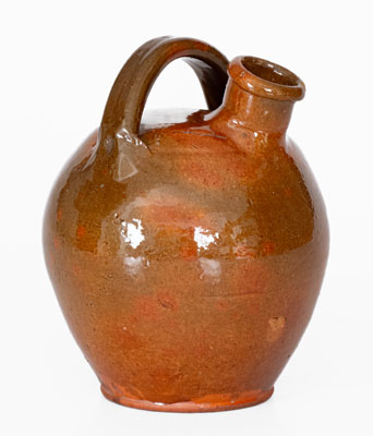 Redware Harvest Jug, New England or Pennsylvania origin
