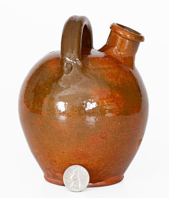 Redware Harvest Jug, New England or Pennsylvania origin