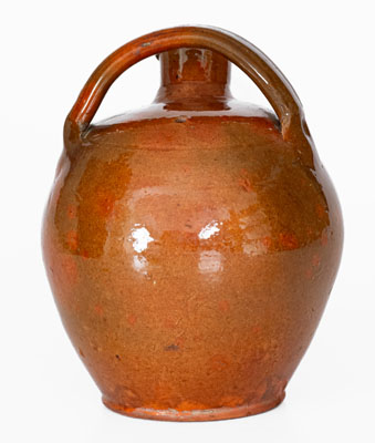 Redware Harvest Jug, New England or Pennsylvania origin