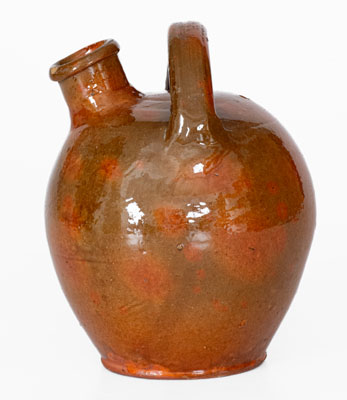 Redware Harvest Jug, New England or Pennsylvania origin