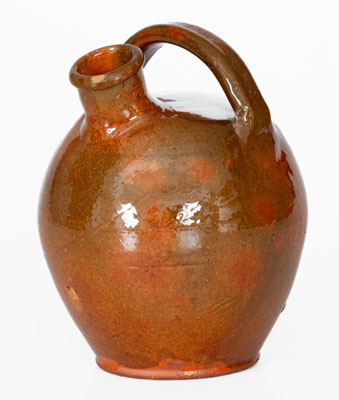 Redware Harvest Jug, New England or Pennsylvania origin