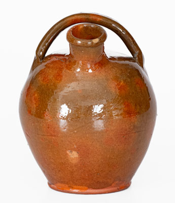 Redware Harvest Jug, New England or Pennsylvania origin
