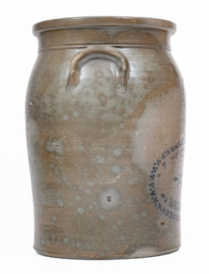 Very Rare 3 Gal. BELPRE, OHIO Stoneware Advertising Jar
