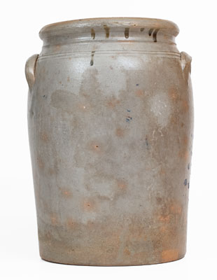 Very Rare 2 Gal. BELPRE, OHIO Stoneware Advertising Jar