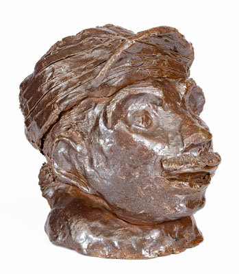 Unusual Sewertile Figure of Baseball Player, c1900-1930