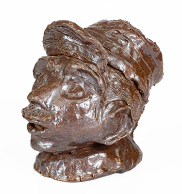 Unusual Sewertile Figure of Baseball Player, c1900-1930