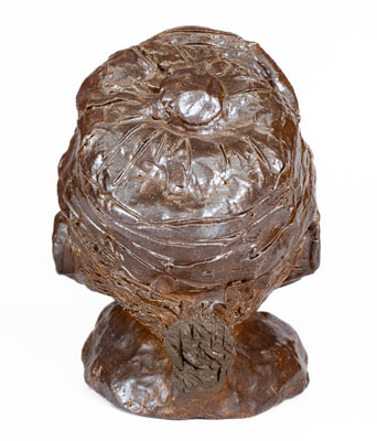 Unusual Sewertile Figure of Baseball Player, c1900-1930