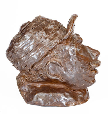 Unusual Sewertile Figure of Baseball Player, c1900-1930