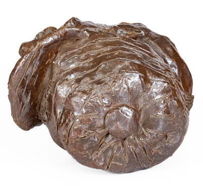 Unusual Sewertile Figure of Baseball Player, c1900-1930