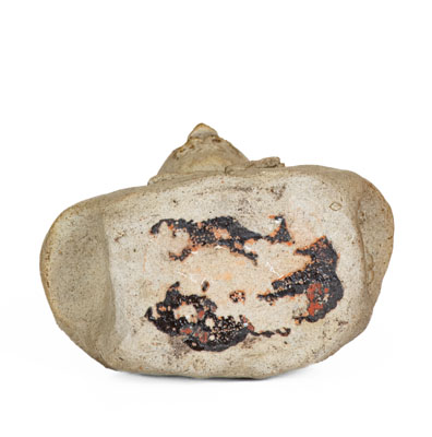 Rare and Fine Tanware Bust, Ohio or possibly Western PA, c1885