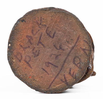 Unusual Ohio Sewer Tile Bust w/ Inscription and 1926 Date