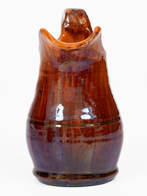 Fine Miniature JOHN BELL (Waynesboro, PA) Redware Washbowl Pitcher