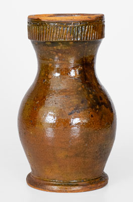 Rare WINCHESTER / POTTERIES / VA Redware Vase, Round Hill Pottery, Frederick County, VA, c1930