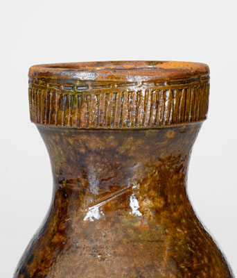 Rare WINCHESTER / POTTERIES / VA Redware Vase, Round Hill Pottery, Frederick County, VA, c1930