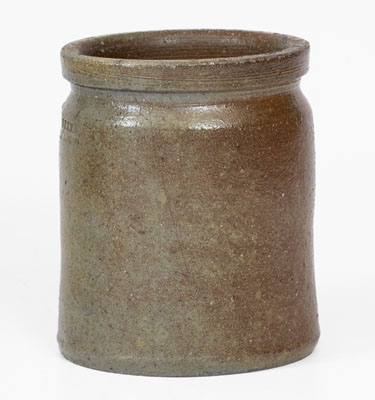 Small-Sized Salt-Glazed JOHN BELL / WAYNESBORO Stoneware Jar