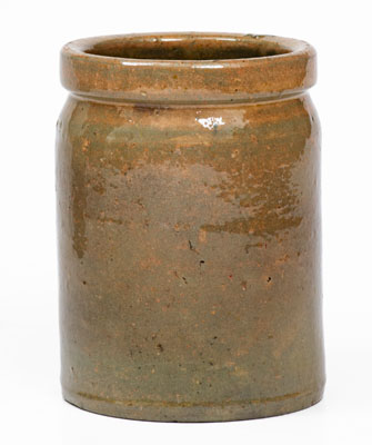 Small-Sized Celadon-Glazed JOHN BELL / WAYNESBORO Stoneware Jar