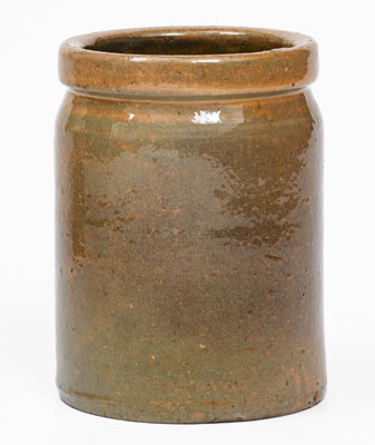 Small-Sized Celadon-Glazed JOHN BELL / WAYNESBORO Stoneware Jar