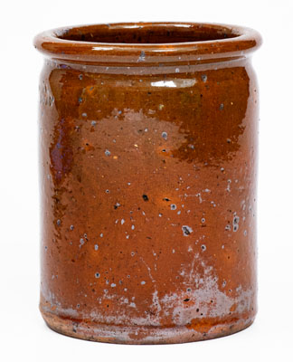 Small-Sized JOHN BELL / WAYNESBORO Redware Jar