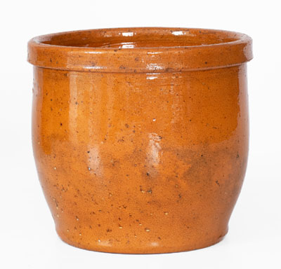 JOHN BELL / WAYNESBORO, Pennsylvania Redware Jar, c1850-1880