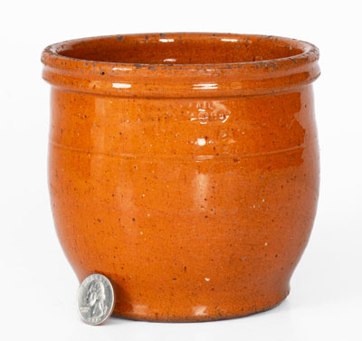 JOHN BELL / WAYNESBORO Redware Jar, circa 1850-1880