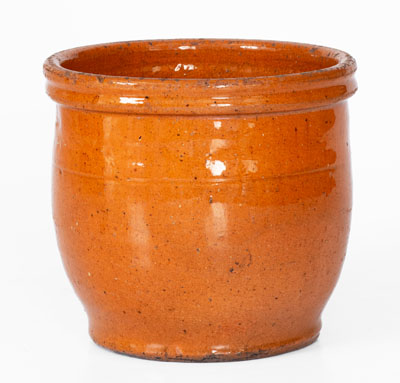 JOHN BELL / WAYNESBORO Redware Jar, circa 1850-1880