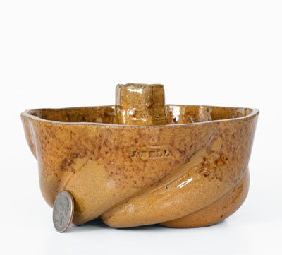 Small-Sized J. BELL (John Bell, Waynesboro, PA) Redware Cake Mold