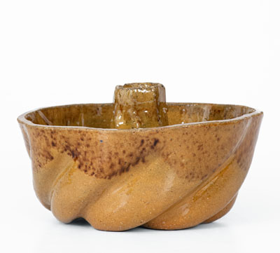 Small-Sized J. BELL (John Bell, Waynesboro, PA) Redware Cake Mold