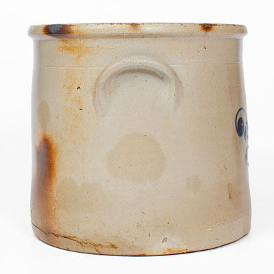 Scarce 3 Gal. S. D. KELLOGG / WHATELY Stoneware Crock w/ Bird Decoration