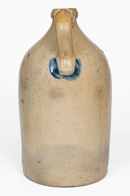 Scarce JOHN YOUNG & CO. (Harrisburg, PA) Stoneware Jug w/ Floral Decoration