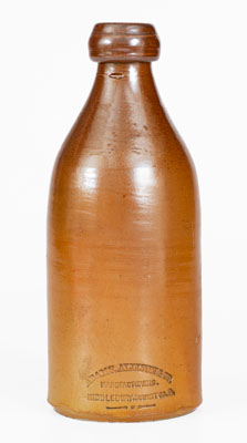 ADAMS, ALLISON & CO. / MANUFACTURERS / MIDDLEBURY, SUMMIT CO., O. Stoneware Bottle