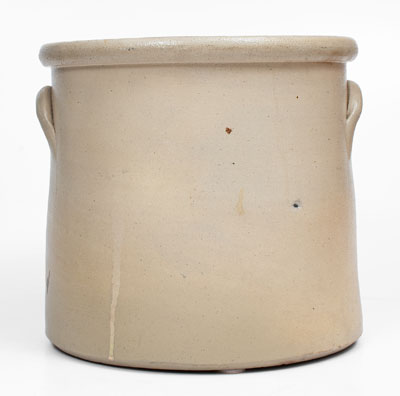 4 Gal. F. B. NORTON & CO. / WORCESTER, MASS. Stoneware Crock w/ Parrot Decoration