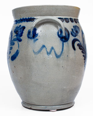 4 Gal. Remmey, Philadelphia, PA Stoneware Jar w/ Floral Decoration