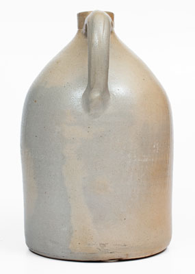 2 Gal. WEST TROY / NY / POTTERY Stoneware Jug w/ Pecking Chicken Decoration