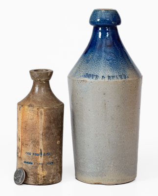 Lot of Two: American Stoneware Bottles