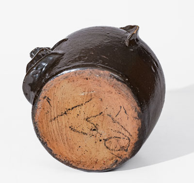 Rare Otto Brown Southern Stoneware Face Jug