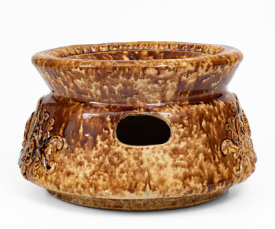 Scarce Rockingham YELLOW ROCK Spittoon, Philadelphia, Pennsylvania