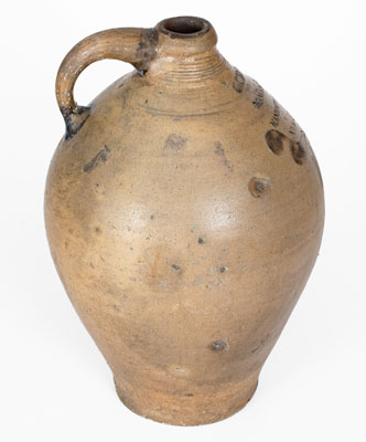 Fine C. CROLIUS / MANUFACTURER / MANHATTAN-WELLS / NEW-YORK Stoneware Jug