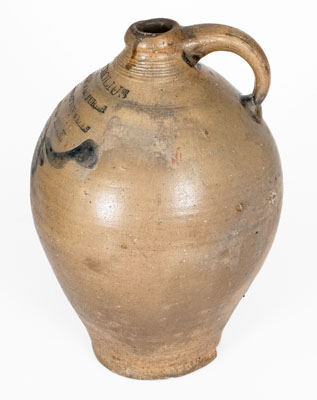 Fine C. CROLIUS / MANUFACTURER / MANHATTAN-WELLS / NEW-YORK Stoneware Jug