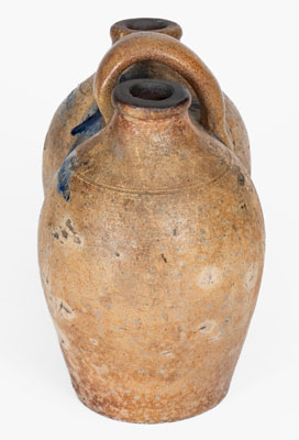 Scarce NEW-HAVEN, Connecticut (Absalom Stedman or Stedman & Seymour) Stoneware Gemel