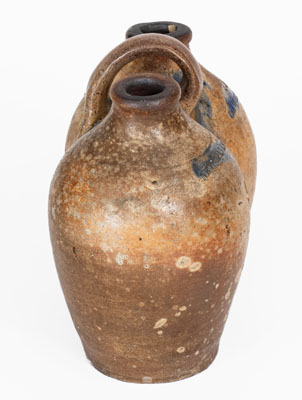 Scarce NEW-HAVEN, Connecticut (Absalom Stedman or Stedman & Seymour) Stoneware Gemel