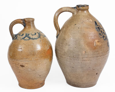 Lot of Two: Northeastern Stoneware Jugs, Manhattan and New Jersey