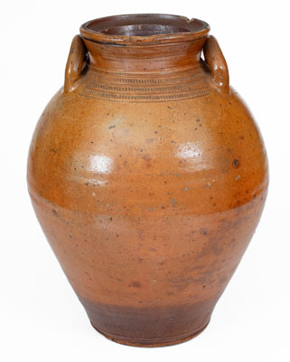 Extremely Rare CHARLESTOWN, Mass. Stoneware Water Cooler w/ Impressed Eagle Decoration