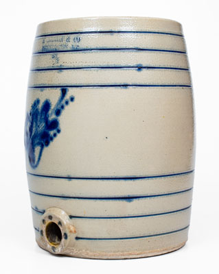 3 Gal. E. NORTON & CO. / BENNINGTON, VT Stoneware Water Cooler