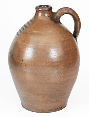 Rare SILAS CARLE & NEPHEW New York Stoneware Druggists Jug attrib. Crolius